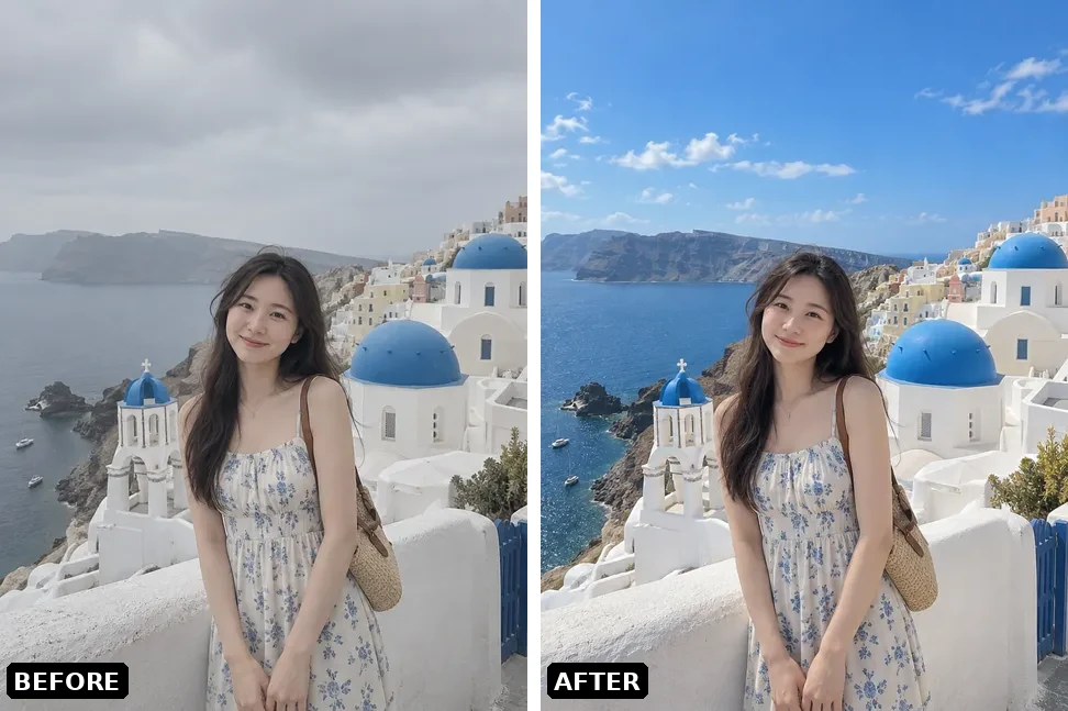 Genvizu Canvas Adds 'Photo Rescue' Skill: Fix Dull Skies, Backlighting, and Strangers in One Click