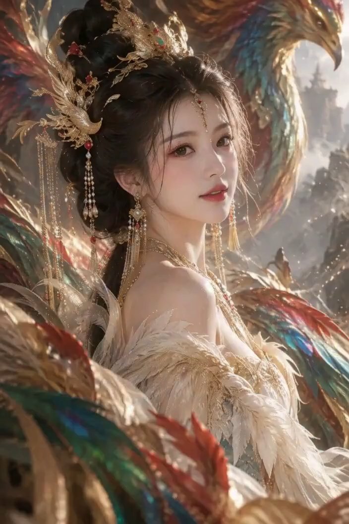 Phoenix Goddess Portrait