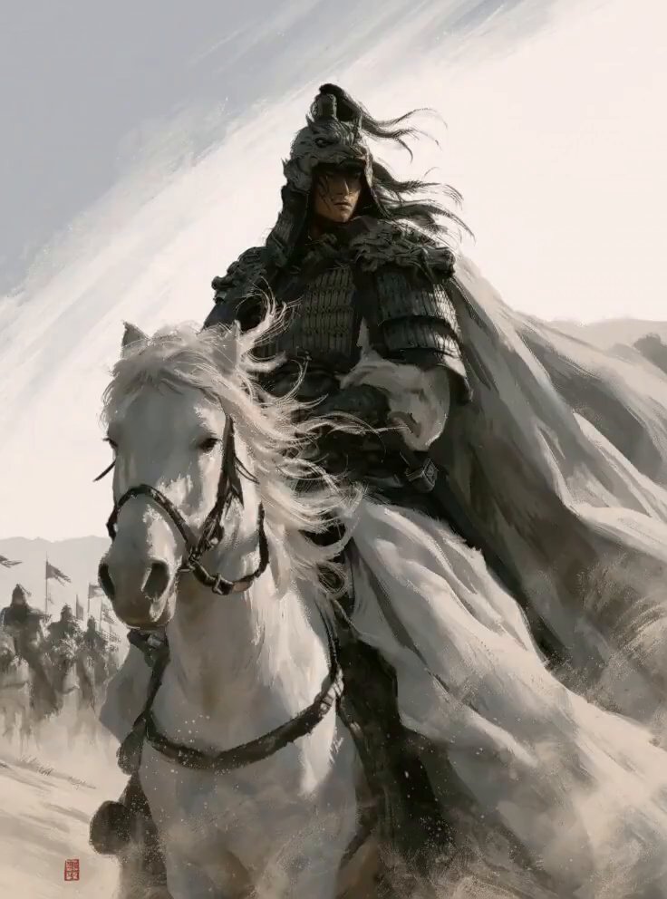Heroic General on Hilltop