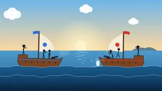 Stickman Naval Battle With Custom SFX