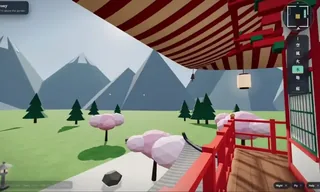 3D Pagoda Walkthrough in Three.js