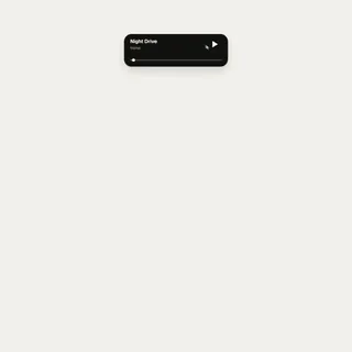 One-Shape UI Morph Motion Loop in Black and White