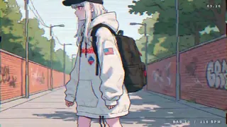 Psychedelic Glitch Anime Music Video via Canvas