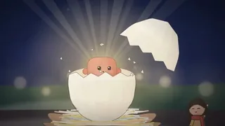 Origami Doodle Animation of Civilization Hatching AI