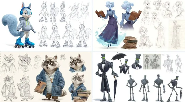 A character sheet of [detailed...