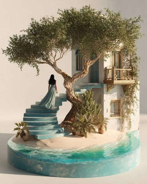 3d hyperrealistic model-scener...