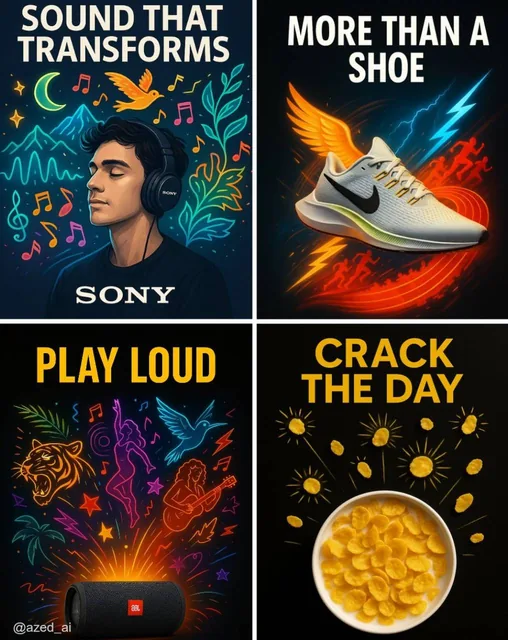 A high-impact advertisement se...