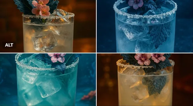 A realistic, high-end cocktail...