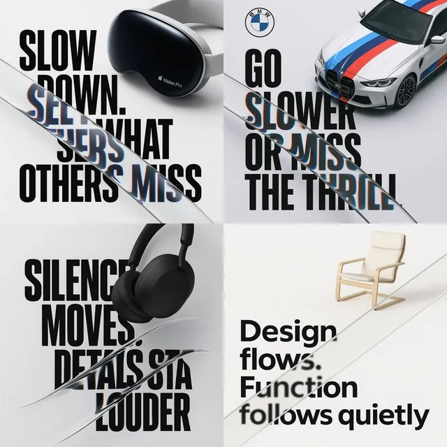 Design a cinematic brand poste...