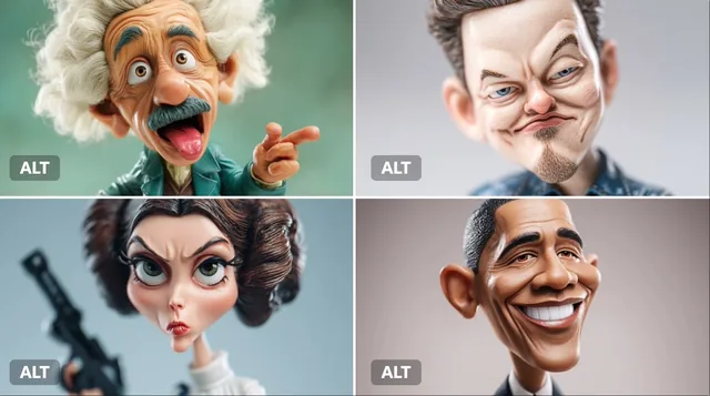 A comic-style caricature illus...
