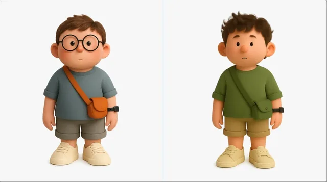 Create a 3D-rendered digital i...