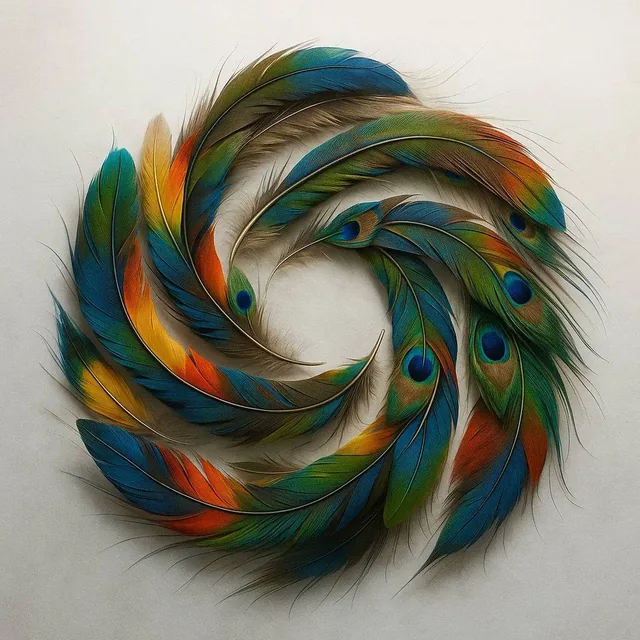 A detailed overhead shot of a...