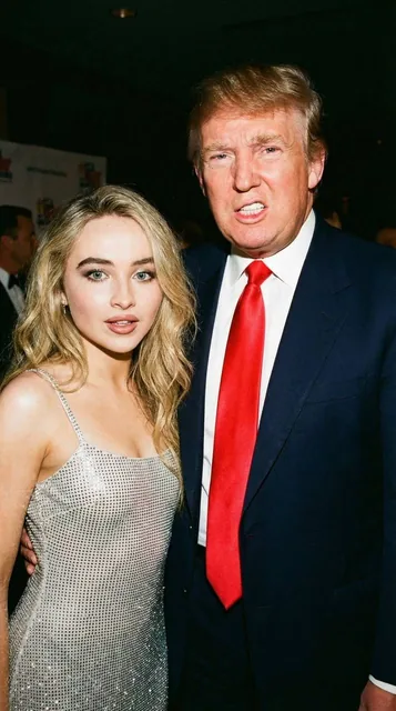 Donald Trump and Sabrina Carpenter