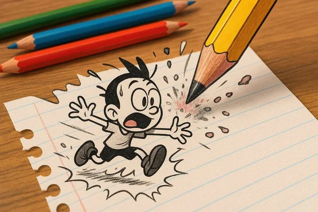 Imagine you’re a tiny cartoon...