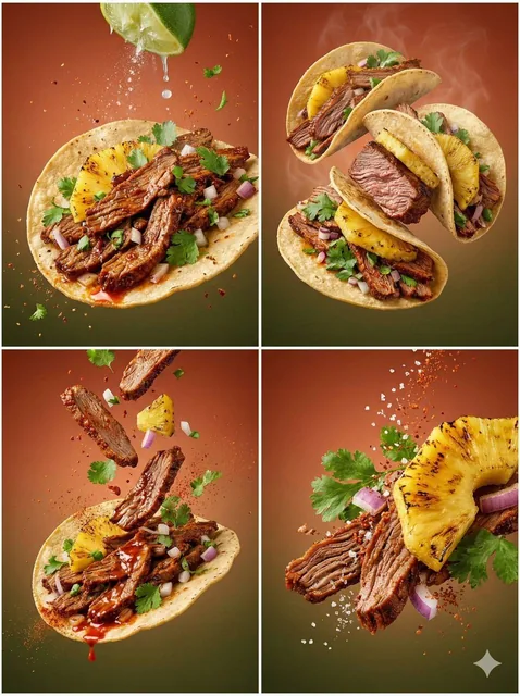 Ultra-high-quality, hyper-realistic commercial food photograph of [Country Food Name], showcasing its authentic presentation, rich colors, and textures under controlled studio ligh