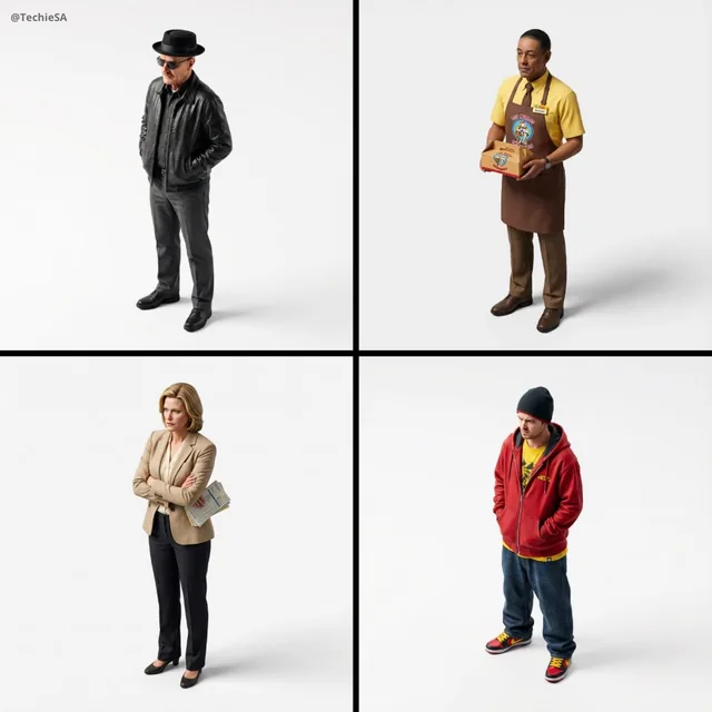 Miniature, full-body, isometric, ultra-realistic figurine of [CHARACTER], wearing their most iconic outfit and colors, i