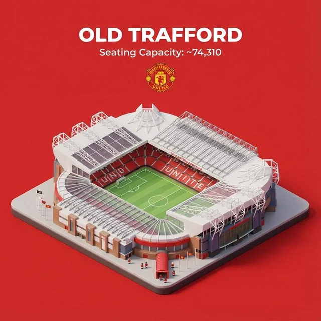 Present a clear, 45° top-down isometric miniature 3D cartoon scene of [STADIUM], with soft refined textures, realistic P