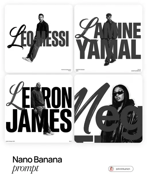 [PERSON NAME]. Act as a graphic designer creating a minimalist, avant-garde streetwear poster.