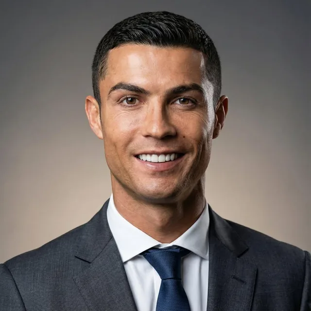 Ultra realistic professional business portrait based on the attached image. Keep the subject’s facial structure, skin to