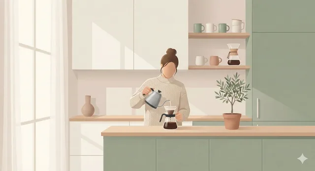 Scandinavian-style minimal illustration of [SUBJECT], muted pastel palette, flat design, soft gradients, cozy yet modern