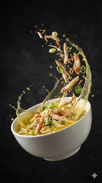 Use uploaded photo as absolute main reference. Preserve Seblak kuah identity, ingredients, textures, and proportions; do