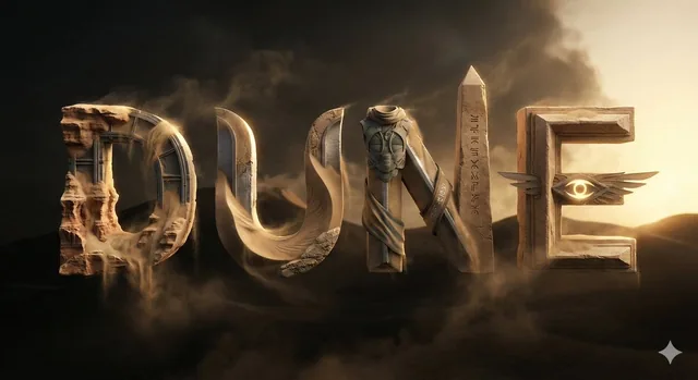 Create a cinematic 3D typographic composition spelling [WORD / NAME], where each letter is sculpted from the personality