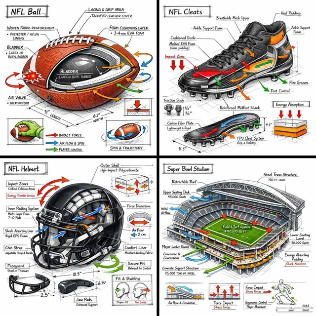 Create a technical infographic of [OBJECT] with a 45-degree isometric 3D perspective, slightly tilted to reveal depth, s
