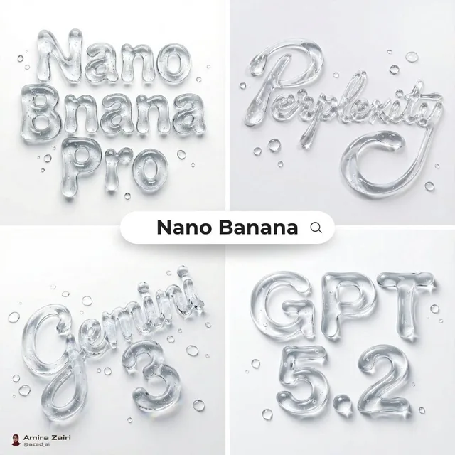 Abstract liquid typography spelling "text", thick transparent water-gel material, hyper realistic refraction and subtle