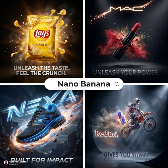 Cinematic 3D action-packed advertisement for [INSERT PRODUCT/BRAND HERE], captured in an intense mid-motion moment with