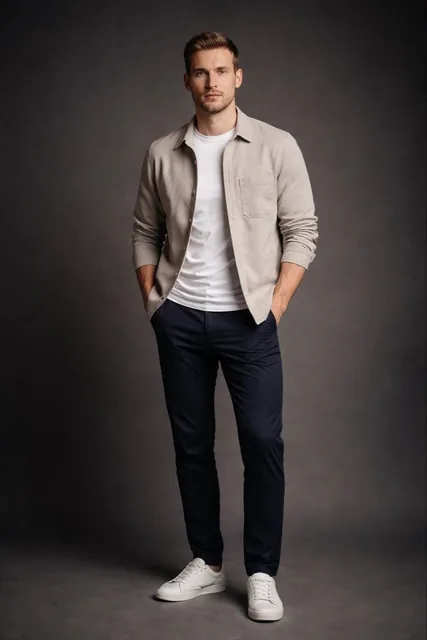 Photorealistic studio portrait of an average British man in his late 20s to early 40s, natural appearance, realistic fac
