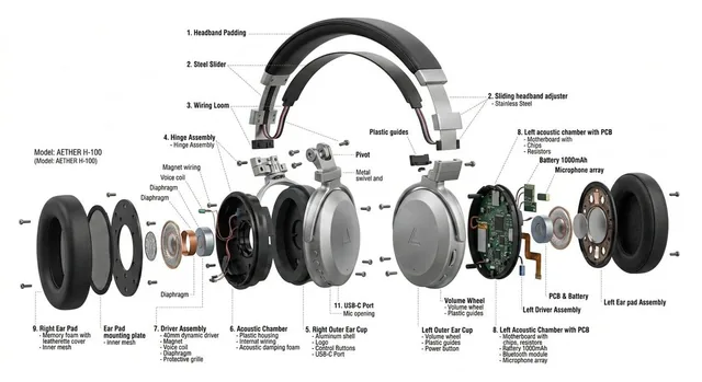product design, [object or vehicle with material accents], exploded view diagram, white background, three-dimensional, h