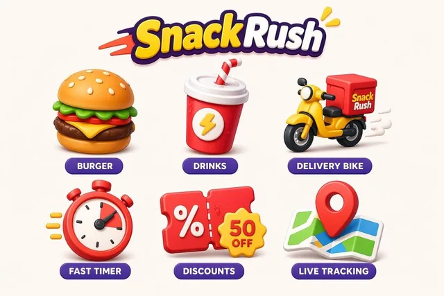 Create a cohesive collection of playful icons for [BRAND NAME], a [BRAND TYPE/INDUSTRY] brand. Style should be [STYLE KE