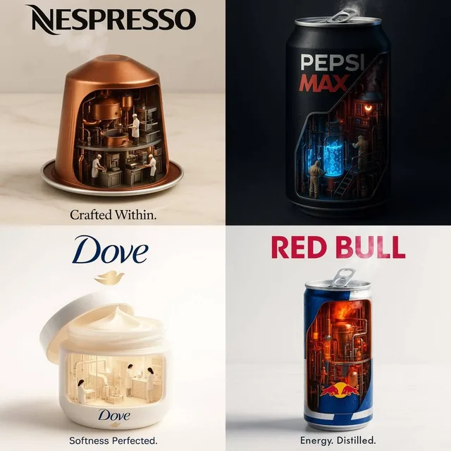 Create a hyperrealistic, surre...