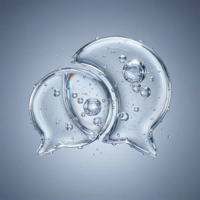 Transform [LOGO NAME] into a premium water-bubble logo while preserving its exact shape, proportions, and brand identity