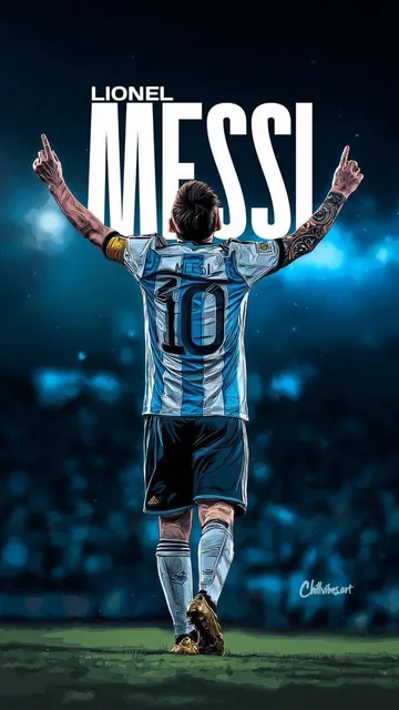 Ultra-detailed digital sports artwork, rear view of a legendary football player standing on the pitch in a packed stadiu