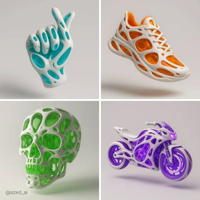 a futuristic 3D-rendered [obje...