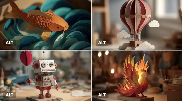 A 3D papercraft representation...