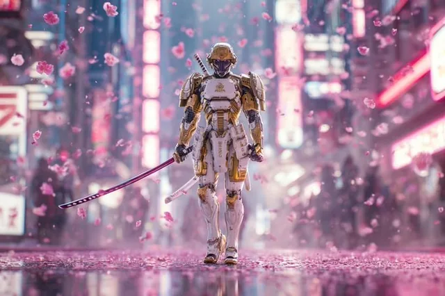 Full-body shot of a [character...