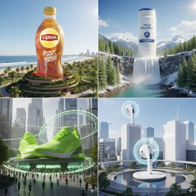 Ultra-realistic CGI shot of a...