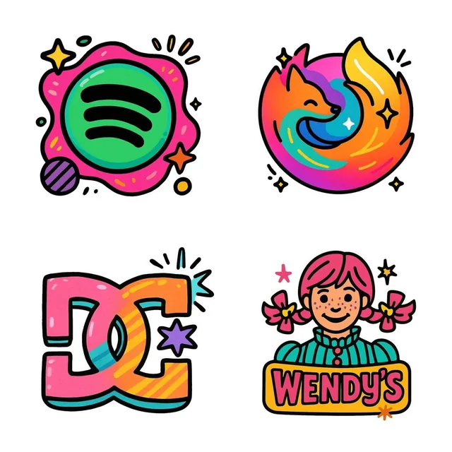 Create a 2D digital illustrati...