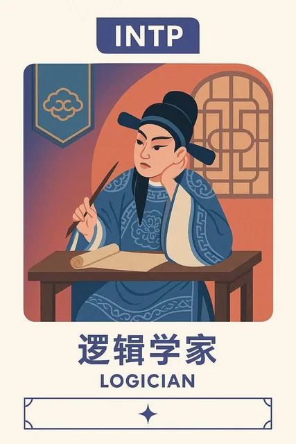 # 任务目标 请生成一张基于中国古代知名戏曲片段的MBTI人...