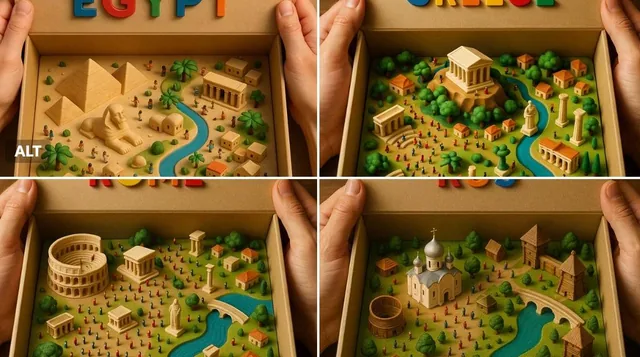 An ultra-realistic top-down ph...