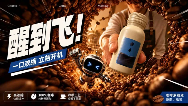 Use the "Warm Fisheye Product Impact Ad Style" visual style as the locked style.Create a 16:9 image.Subject: tiny chrome