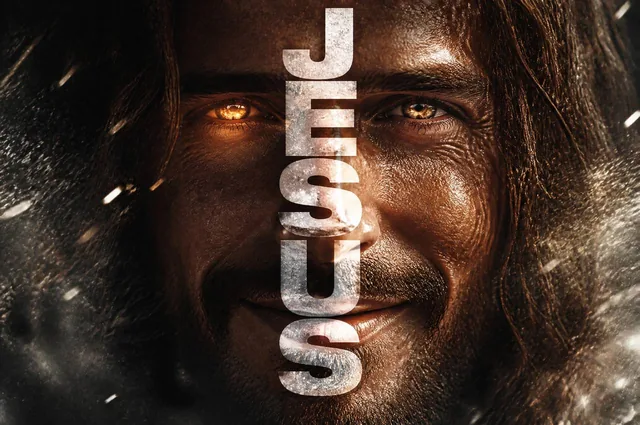 A cinematic, vertical graphic poster of the uploaded image in a tactical carbon-fiber suit. The character is positioned