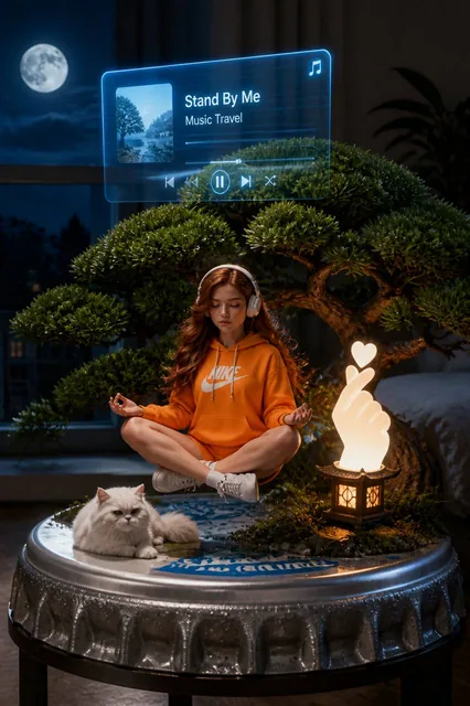 Create a very realistic image a 3D model of a woman (as in the reference image) in a 1:50 scale, normal figure, long bro