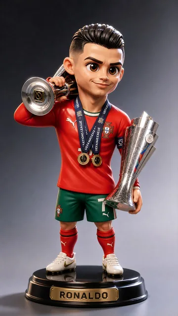 “Take this uploaded image and Generate a 3D miniature figure of the subject from the uploaded image. Style: hyper-smooth