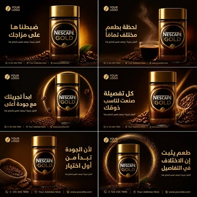 Transform the attached product image into a high-quality, professional social media advertising campaign with expert com