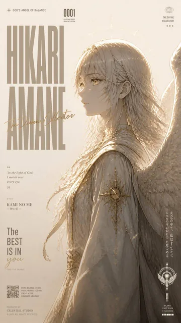 A minimalist high-fashion anime poster in vertical 9:16 format, featuring a side-profile portrait of an iconic anime Fem