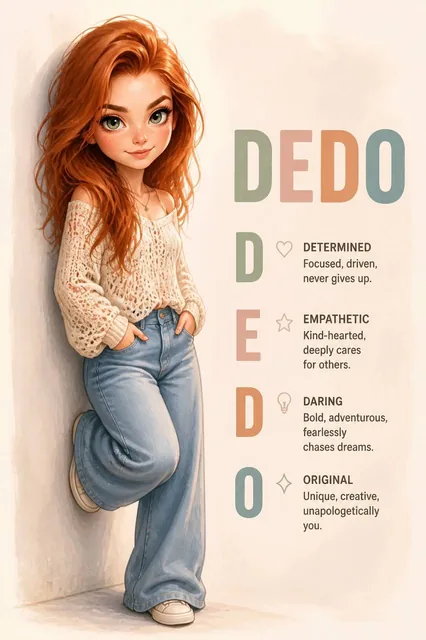 Create an illustration of me from my uploaded photo in a slightly cartoonish, realistic "mini-me" version: head slightly