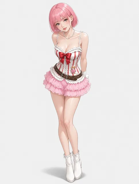 ```json{ "image_type": "2D digital illustration / semi-realistic anime art style", "art_style": { "style": "Korean webto